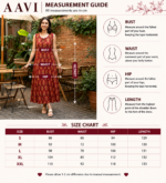 AAVI Rust Ember Cotton Dress - Image 2