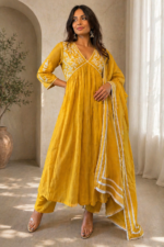 Sunhara Gul Mul Chanderi Set
