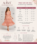 Peach Blossom Floral Midi Dress - Image 2
