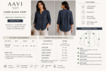 Midnight Breeze Linen Blend Shirt - Image 2