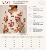 AAVI Ivory Blossom Cotton Short Top - Image 2