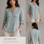 Serene Linen Blend Shirt