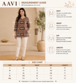 AAVI Crimson Heritage Cotton Short Top - Image 2
