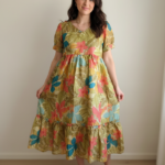 Tropical Meadow Kota Midi Frock