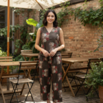 AAVI Mocha Bloom Co-ord Set