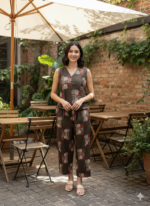 AAVI Mocha Bloom Co-ord Set