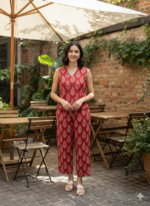 AAVI Ruby Leaf Co-ord Set