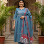 Steel Blue Heritage Cotton Set