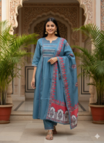 Steel Blue Heritage Cotton Set