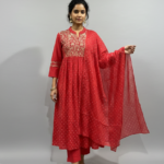 Crimson Charm Cotton Set