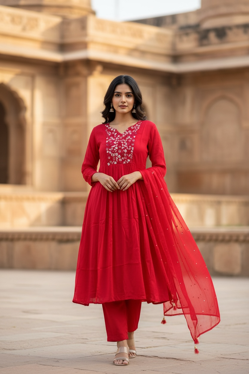 Photoroom_20260123_133930 Ruby Red Chinnon Elegance Set - Image 1