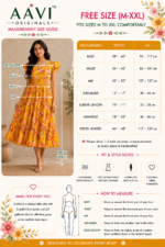 Golden Bloom Georgette Midi Frock - Image 2