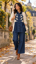 Daisy Meadow Denim Co-ord Set - Image 4