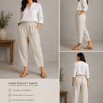 Natural Ease Linen Pocket Pants