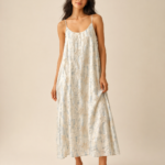 Celeste Embroidered Slip Maxi Dress