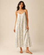 Celeste Embroidered Slip Maxi Dress