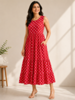 Ruby Charm Cotton Maxi Dress