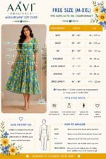 Azure Bloom Chiffon Midi Frock - Image 2