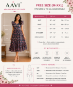 Blossom Breeze Mul Chanderi Midi Dress - Image 2