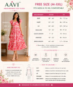 Blush Rose Georgette Midi Dress - Image 2