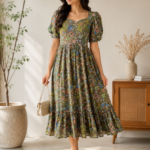 Olive Garden Georgette Midi Frock