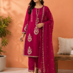 Ruby Royale Mul Cotton 3-Piece Suit Set