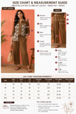 Cocoa Blossom Embroidered Cotton Co-ord Set - Image 2