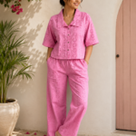 Blush Bloom Hakoba Co-Ord Set