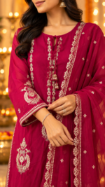Ruby Royale Mul Cotton 3-Piece Suit Set - Image 6