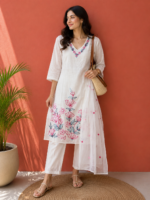 Blush Bloom Kora Cotton 3-Piece Suit Set