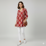 Ruby Bloom Cotton Printed Top